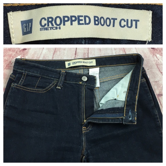 💸Gap Cropped Bootcut denim Jean size 8 - Picture 3 of 8